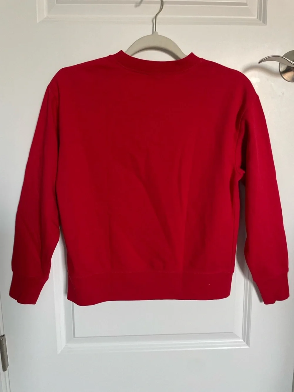 New! J. Crew Women's Red Gem-Embellished Sweatshirt Size XXS NWT 54338